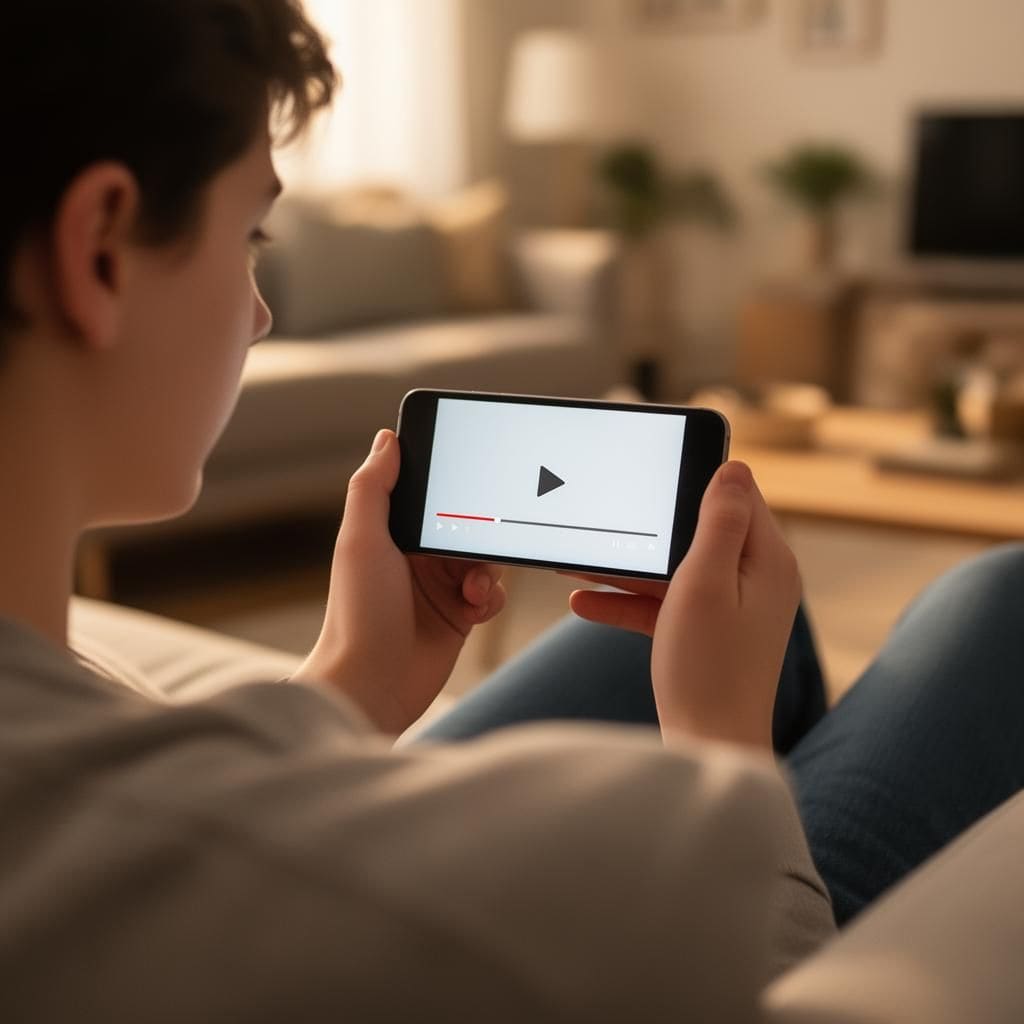Fahrschüler nutzt App für digitalen Theorieunterricht der Fahrschulreform 2027 auf dem Smartphone